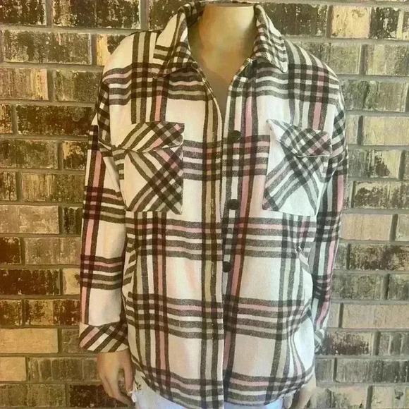 Miss Posh outerwear plaid winter jacket size M - Picture 2 of 11